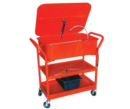 Tanque Lavar Peças c/ Rodas e Tina 75lts