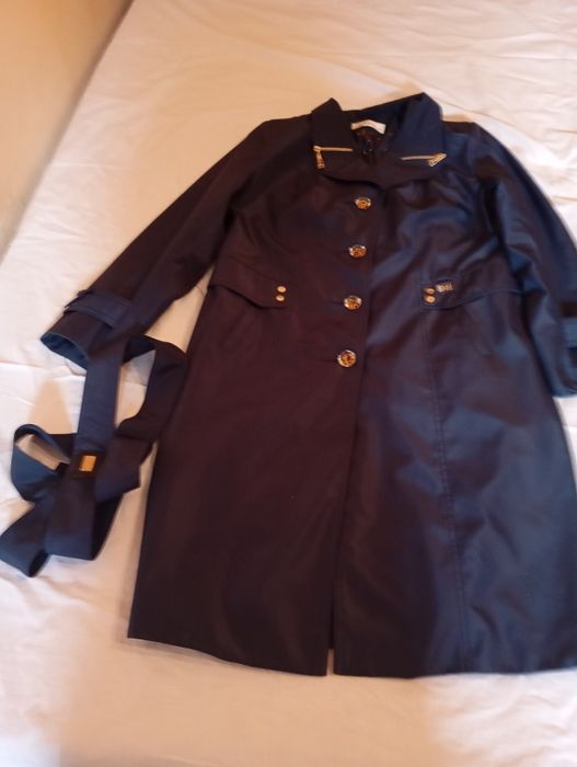 Плащ темно синий 56 размер