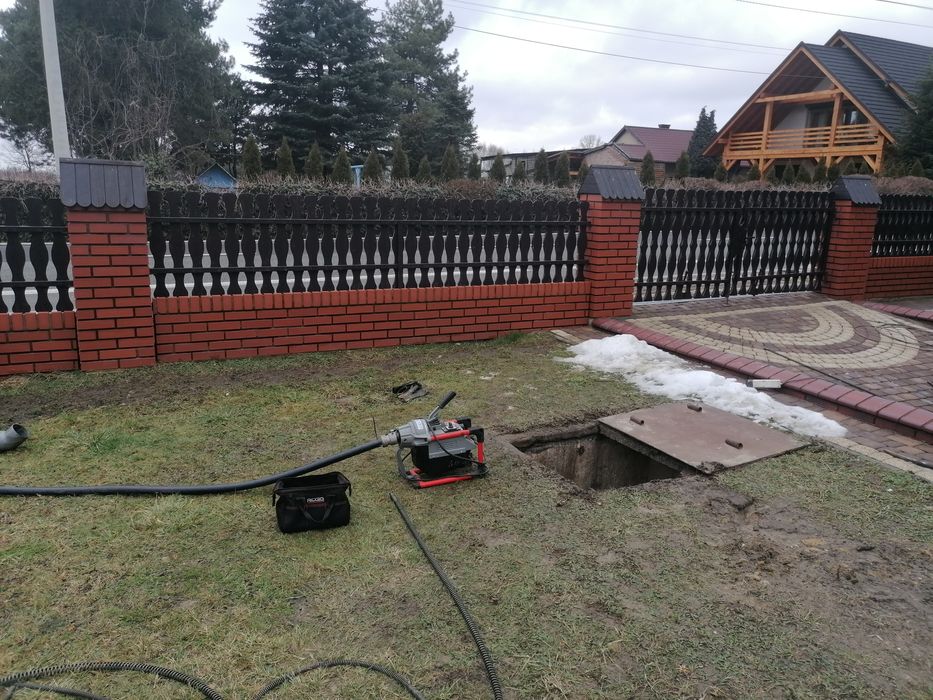 Pogotowie kanalizacyjne, udraznianie rur