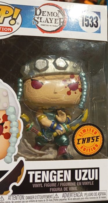 FUNKO POP! Demon Slayer Tengen Uzui 1533 Chase Metallic Exclusive