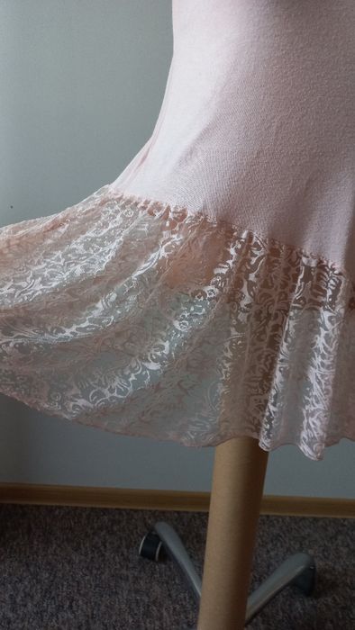 r.M włoska bluzka, tunika z koronką