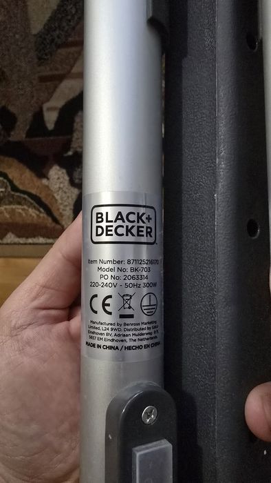 Black Decker suszarka elektryczna do ubrań.