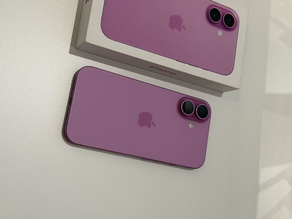 iPhone 16 Różowy, 89% kondycji baterii / GWARANCJA / FAKTURA
