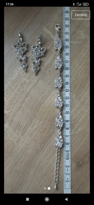 Sztuczna biżuteria ozdobna (ślubna)