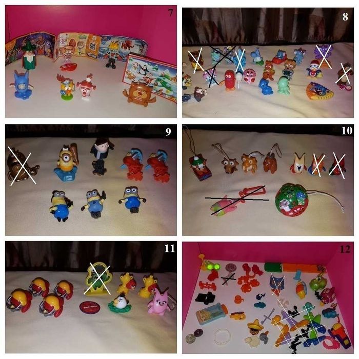 Киндер, фигурки Kinder разные, есть новые, игрушки старая коллекция