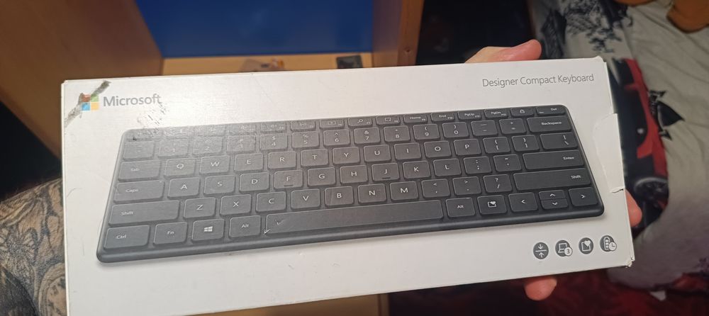 Microsoft Designer Compact Keyboard Matte Black (21Y-00011)