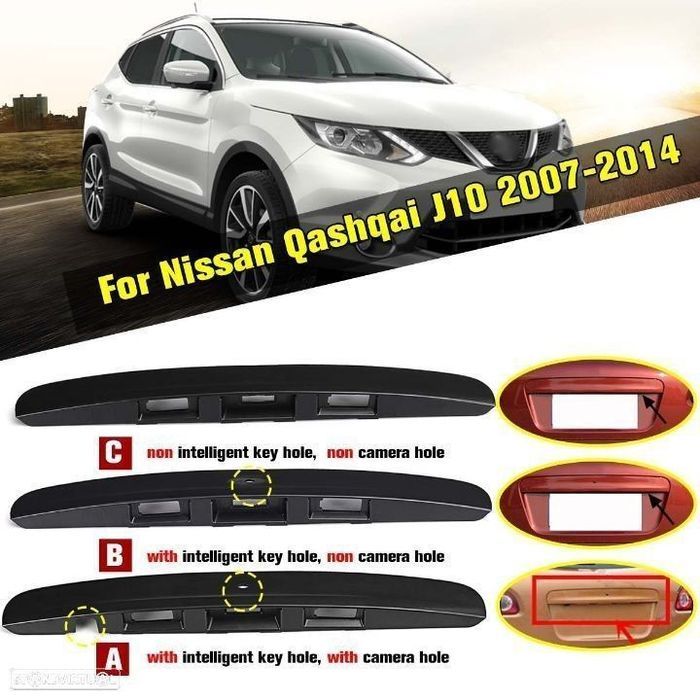 Puxador porta da mala Nissan Qashqai  J10  NOVO
