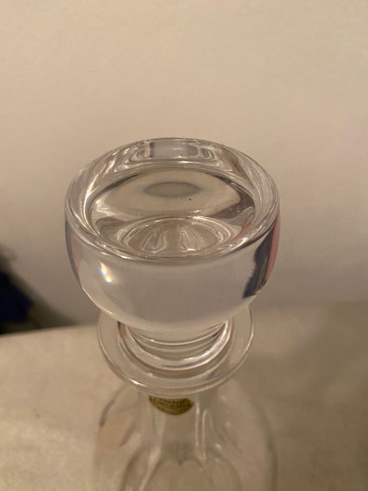 Garrafa antiga de vidro cristal d’arques64750647780995122