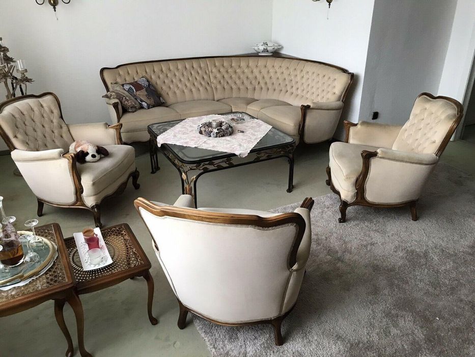 Wypoczynek retro Narożnik + fotele