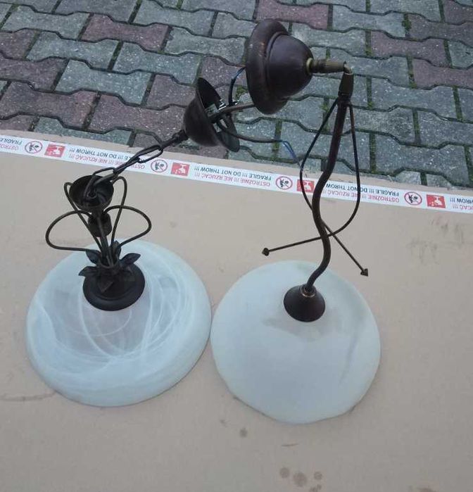 Lampa wisząca 1 sztuka miedziana