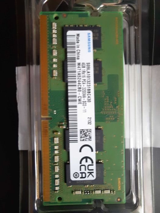 Оперативна пам'ять для ноутбука,  samsung DDR4 3200, 4 GB