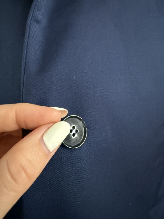 Garnitur wełniany Bytom 176/100/88 granatowy standardowy ślubny