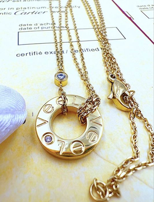 Lanciuszek w stylu Cartier Love