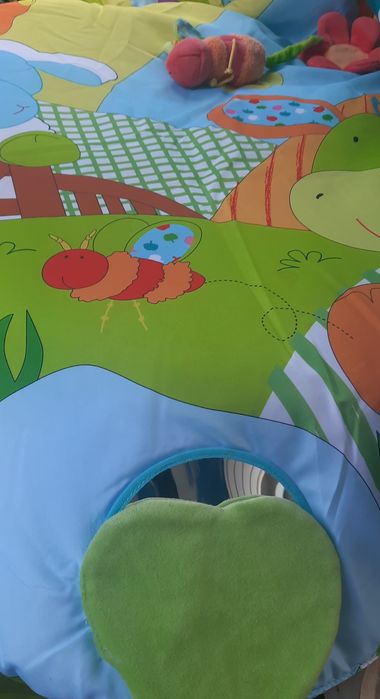 Mata do łóżeczka Smiki wym: 108×108 cm