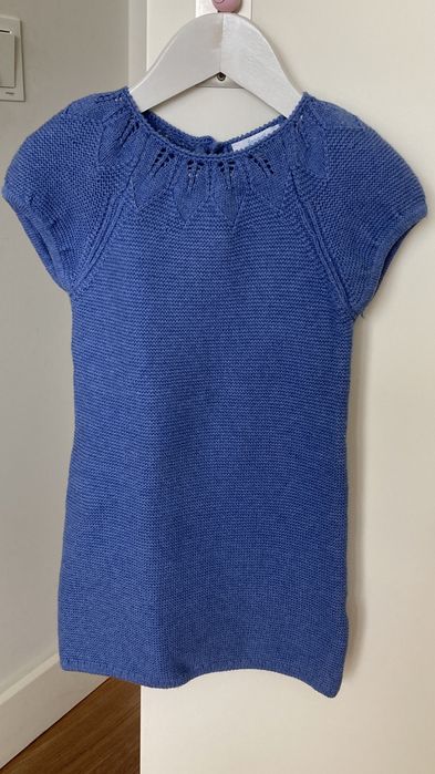 Conjunto Jacadi, em malha, azul