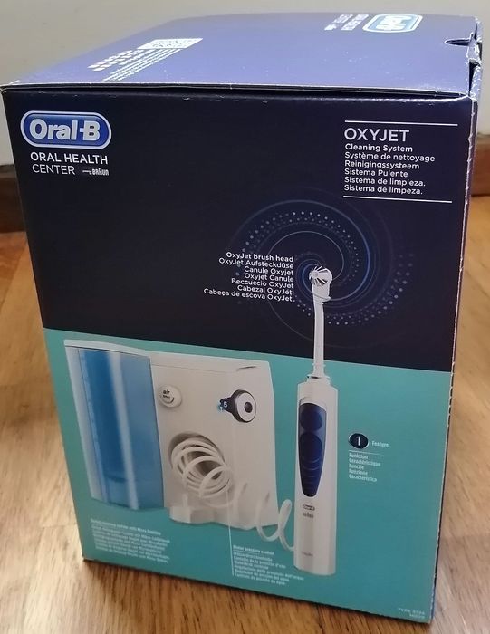 Irrigador ORAL-B OxyJet- novo, 3 anos de garantia