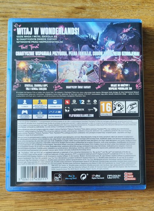 Tiny Tina's Wonderland PS4