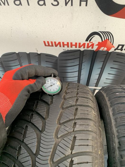 Шини 195/65 R15 одиночки Kleber i Nokian 2022p зими  7,3/7,5мм