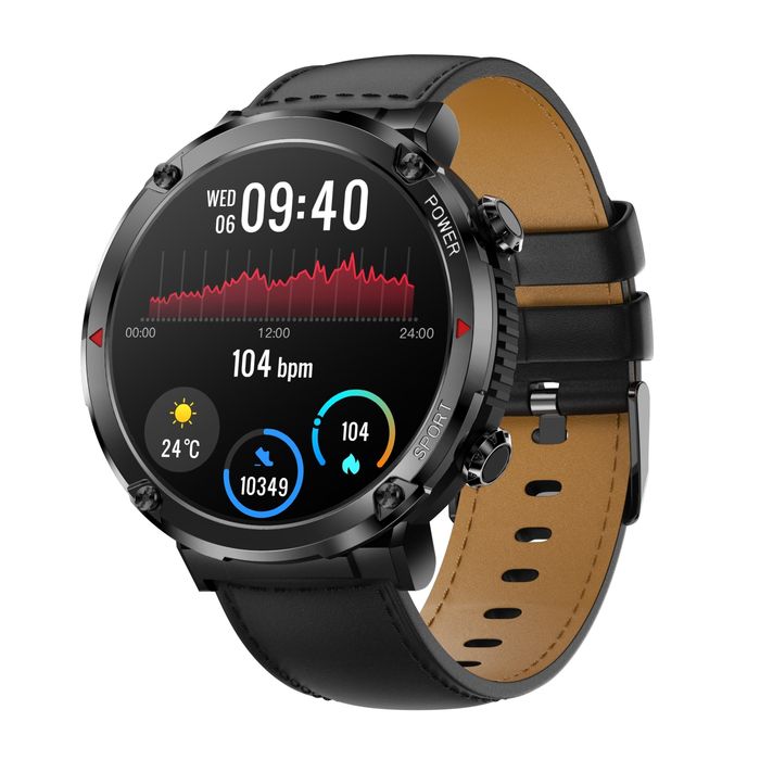 smartwatch gravity gt21-3 + czarny pasek silikonowy