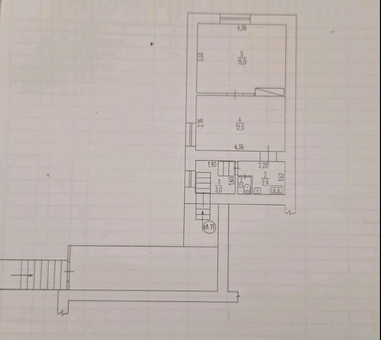 1 кімнатна квартира р-н центрального ринку