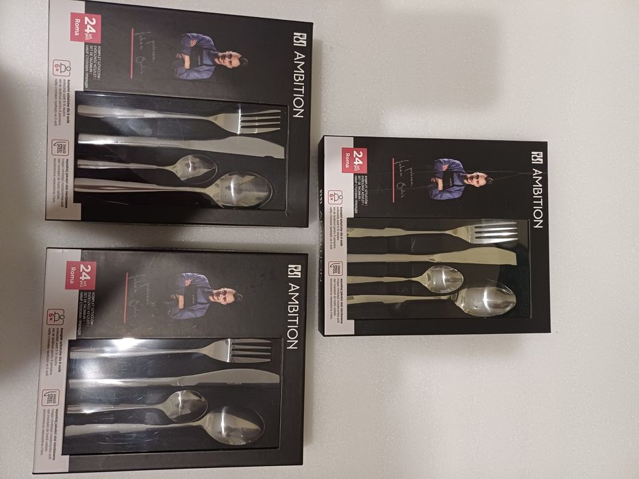 Zestaw Sztućców Ambition 24elementy różne wzory