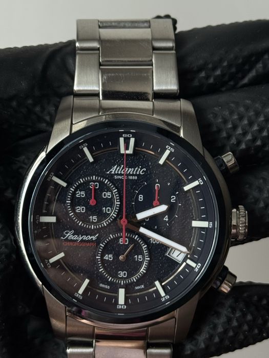 Часы Atlantic Seasport ND Chronograph Swiss Made | як нові