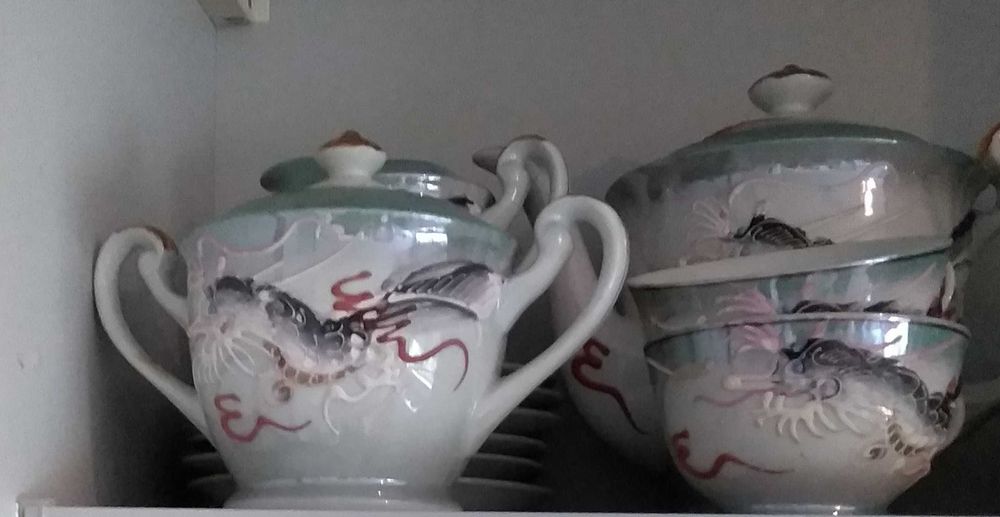 Japanese Tea Set / Eggshell Porcelain423807331378800642