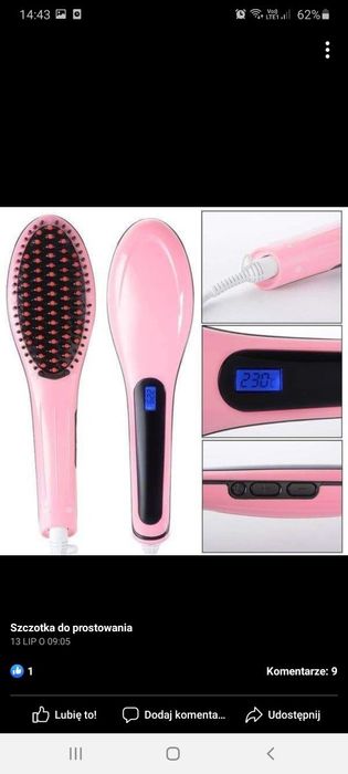 Szczotka  do prostowania włosów