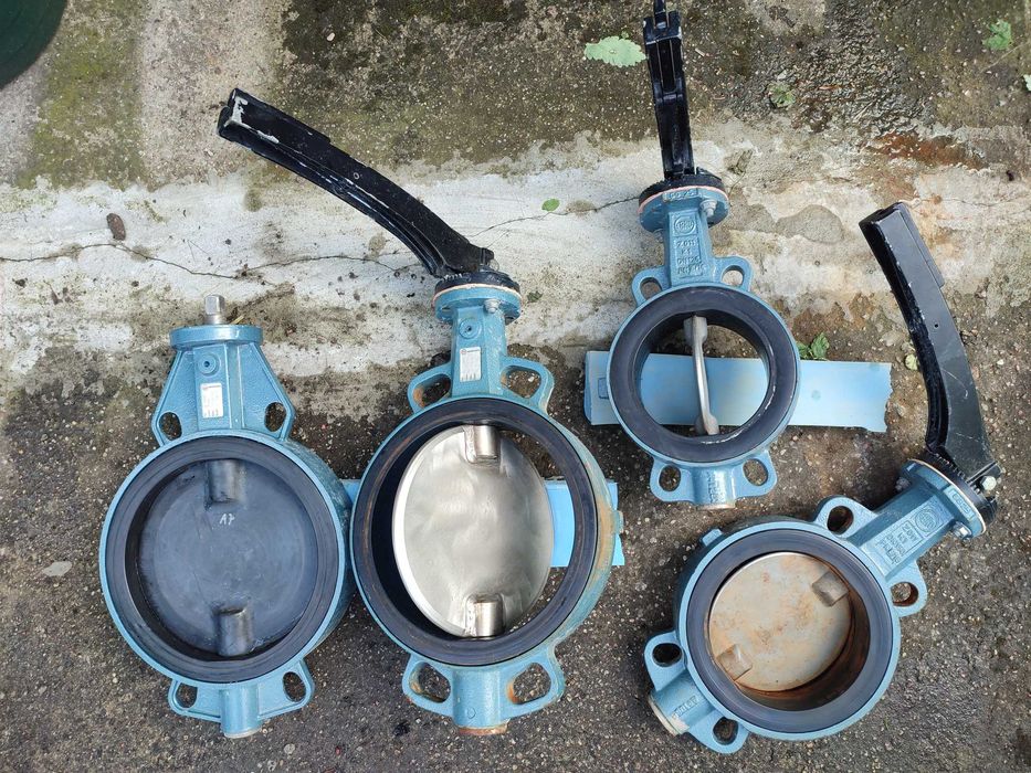 zawór klapowy motylkowy przepustnica DN200 x2 DN150 DN125