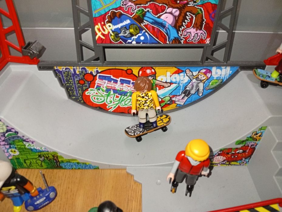 Pista de skate de brincar Playmobil nova