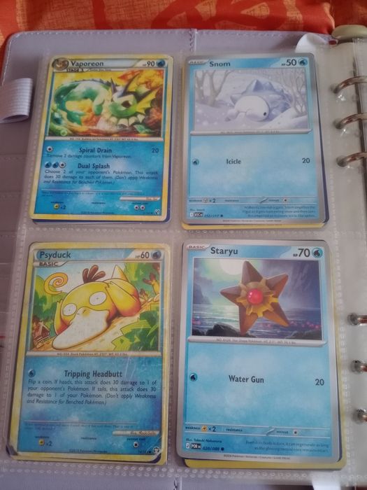 Cartas Pokémon para troca