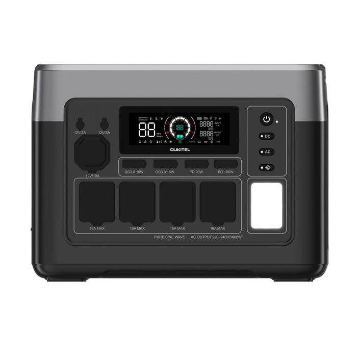В НАЯВНОСТІ! Зарядна станція OUKITEL P1500 Plus 1800W / 1536Wh