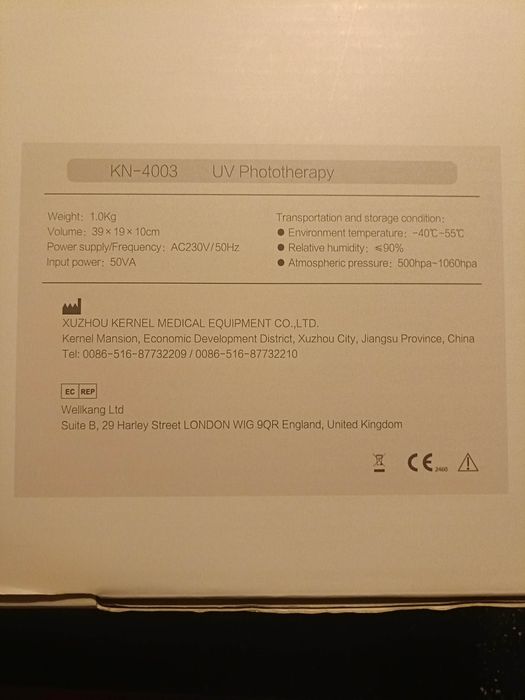 Lampa Kernel KN-4003 UV do fototerapii