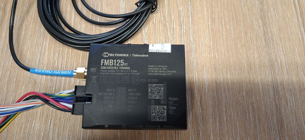 GPS трекер Teltonika FMB125 (EXT) — зовнішні антени, робочий стан
