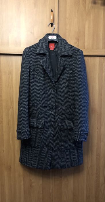 Продам теплое шерстяное пальто s. Oliver , размер М 46-48