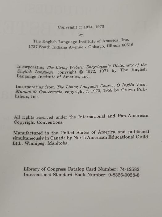 Dicionário inglês