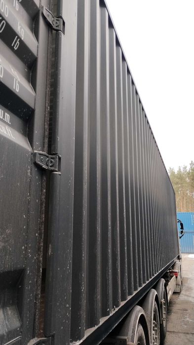 Nowy kontener morski 40' HC One Way RAL 7016 magazyn w Poznaniu