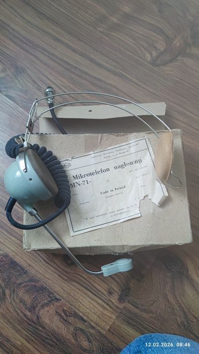Mikrofon nagłowny RWT 1980 rok nie używany