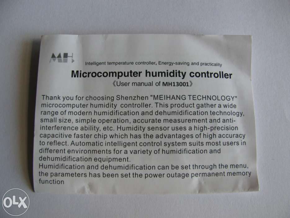 Humidity Controller for Incubators/Greenhouses/etc.64584353972225122