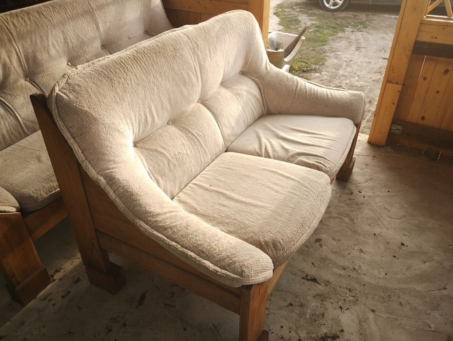 sofy ogrodowe drewniane