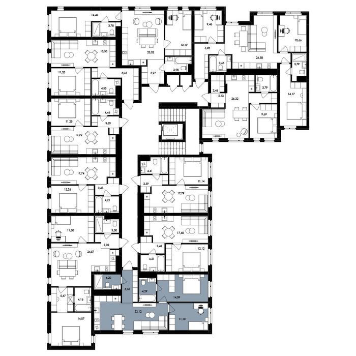 Продаж 2кімнатної квартири.Етап здачі.забудовник Avalon Holiday One