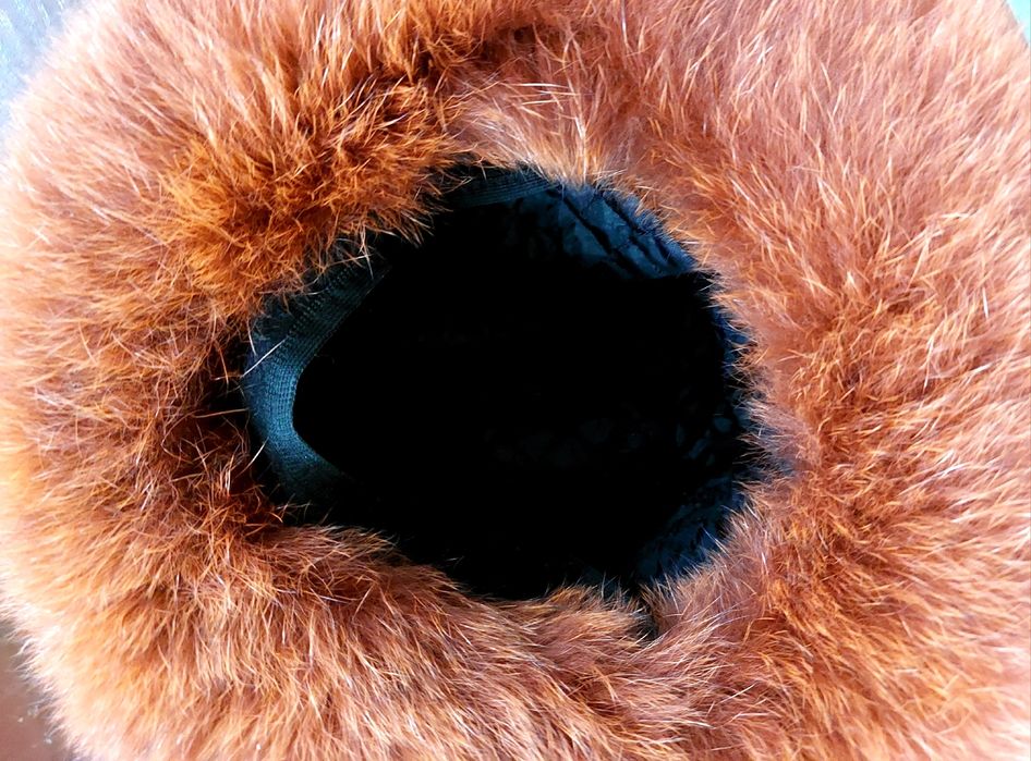 Шапка з натурального песця