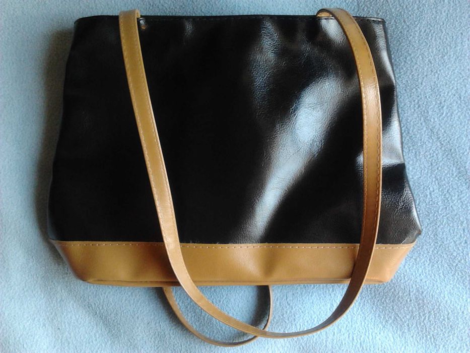 NOWA torebka czarna czerń - 2 wzory