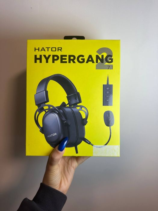 Оригінальна інрова гарнітура Hator Hyperpunk 2 USB