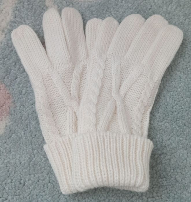 Rękawiczki dziewczęce, rozmiar 116/128, Smyk