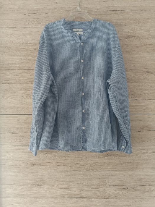Koszula 100% len Marks & Spencer rozmiar 3XL  XXXL