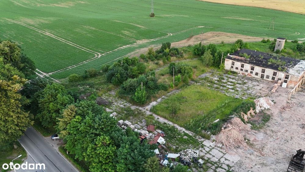 Ogrodzona działka przemysłowa 0,9ha