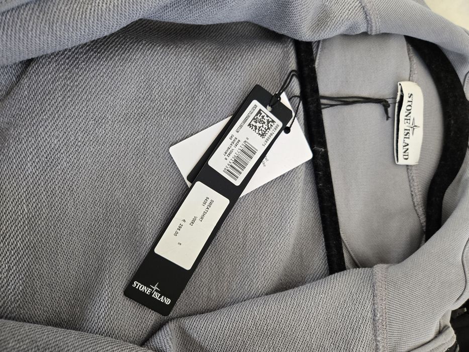 Розпродаж мужская  Чоловіча кофта на замку  zip зіпка Stone Island  чорна