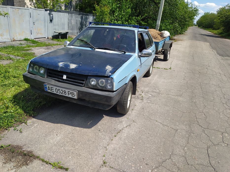 Прицеп легкового автомобиля+ ВАЗ 2109.