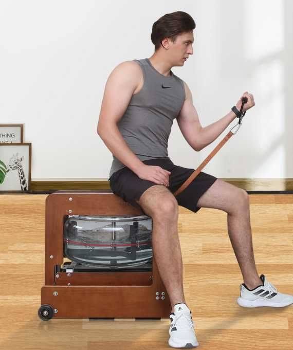 Складний високоякісний водний гребний дерев"яний тренажер.Вага 48 кг.